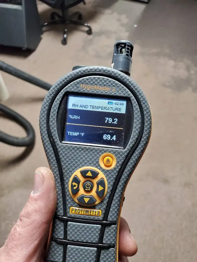 Moisture meter humidity assessment for Mold Remediation & Removal in Columbia City